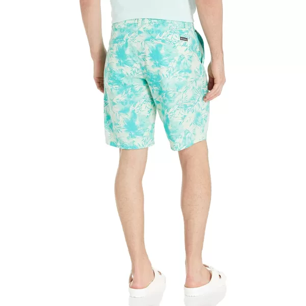 imageColumbia Mens Washed Out Printed ShortIce Green Sketchy Paradise