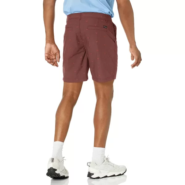 imageColumbia Mens Washed Out Printed ShortLight Raisin Hammocked