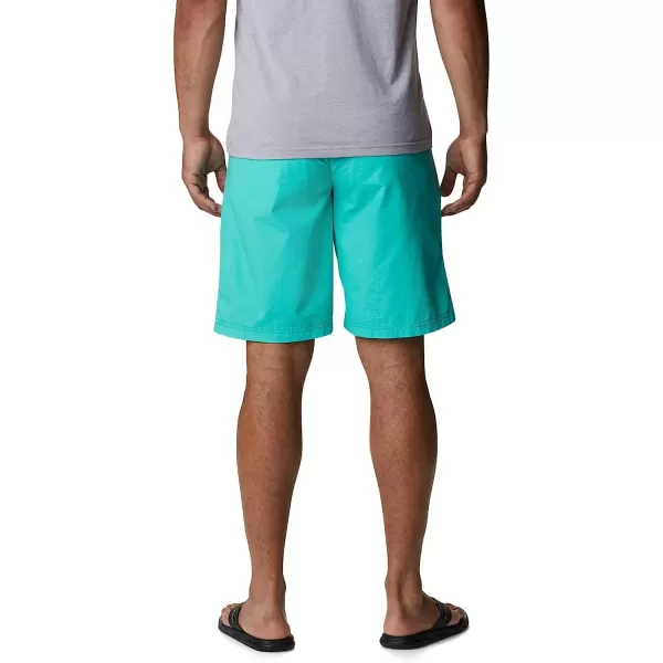imageColumbia Mens Washed Out ShortElectric Turquoise