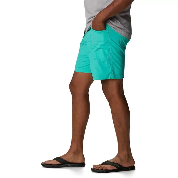 imageColumbia Mens Washed Out ShortElectric Turquoise