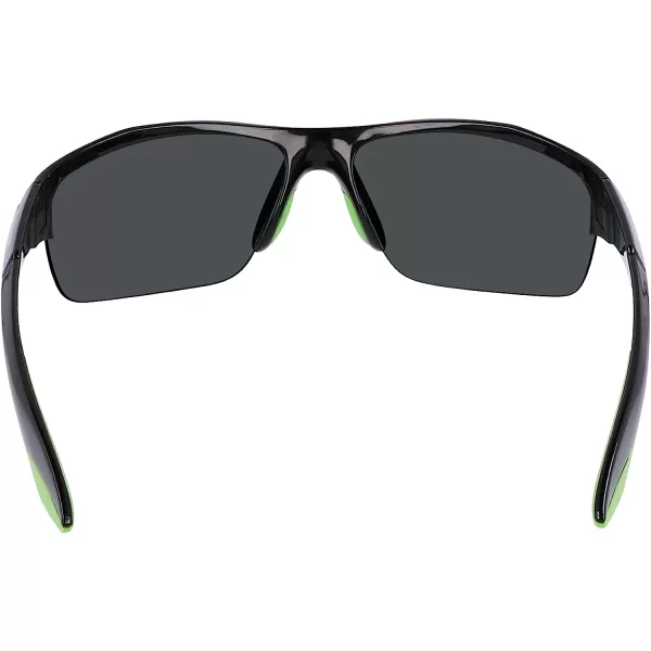 imageColumbia Mens Wingard Rectangular SunglassesShiny Black amp GreenGreen Mirror