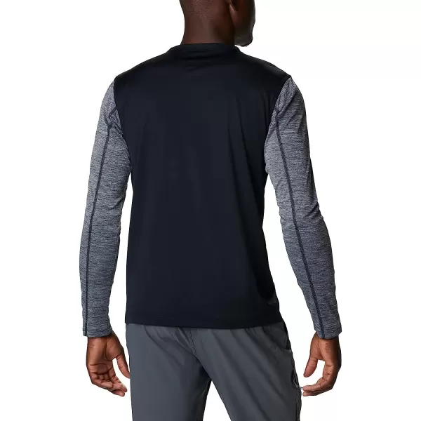 imageColumbia Mens Zero Rules Long Sleeve ShirtBlackBlack Heather
