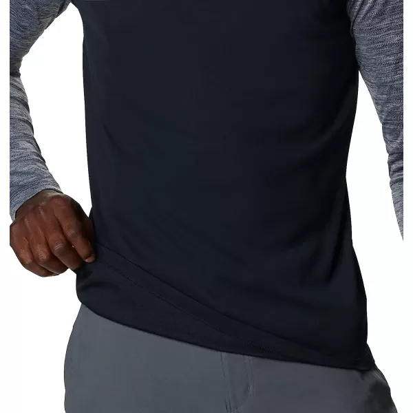 imageColumbia Mens Zero Rules Long Sleeve ShirtBlackBlack Heather