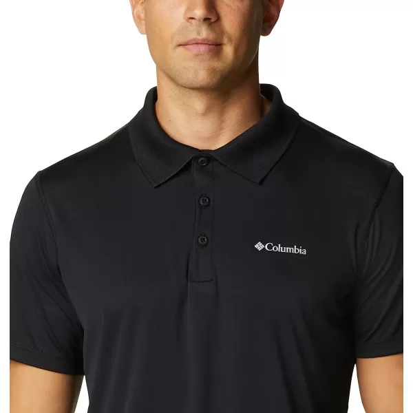 imageColumbia Mens Zero Rules Polo Shirt Black LargeColumbia Mens Zero Rules Polo Shirt Black Large