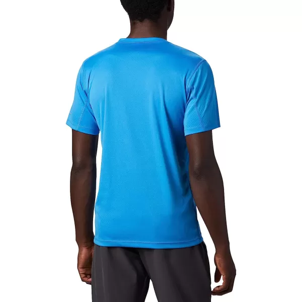 imageColumbia Mens Zero Rules Short Sleeve Graphic ShirtAzure Blue Csc Topo Lines