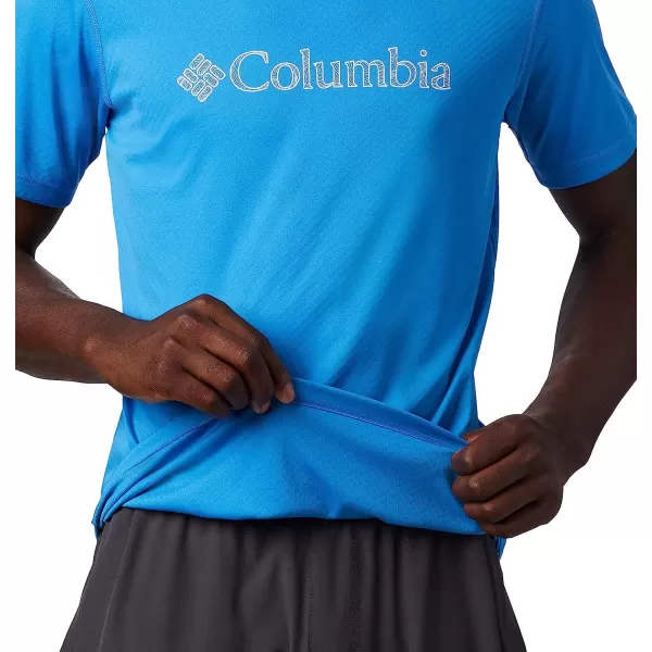 imageColumbia Mens Zero Rules Short Sleeve Graphic ShirtAzure Blue Csc Topo Lines
