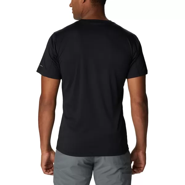 imageColumbia Mens Zero Rules Short Sleeve Graphic ShirtBlackFractal Peaks Graphic