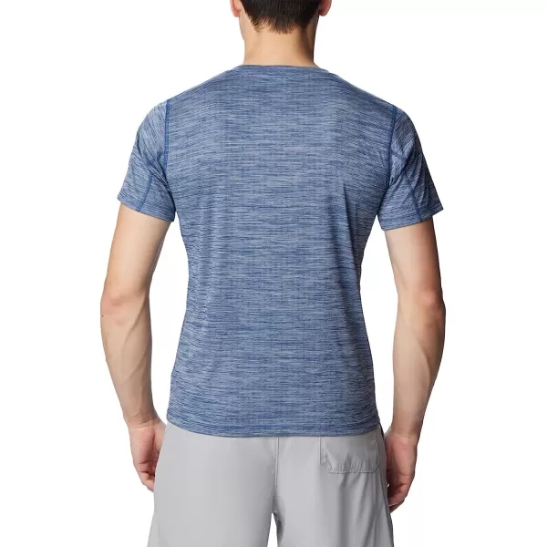 imageColumbia Mens Zero Rules Short Sleeve Graphic ShirtCarbon HeatherFractal Peaks Graphic