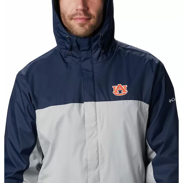 imageColumbia NCAA mens Glennaker Storm JacketAuburn Tigers Aub  Collegiate Navy Columbia Grey