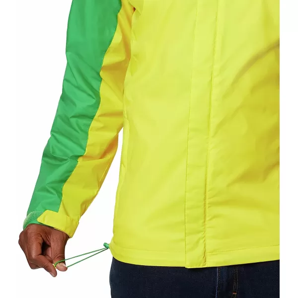 imageColumbia NCAA mens Glennaker Storm JacketOregon Ducks Uo  Fuse Green Yellow Glo