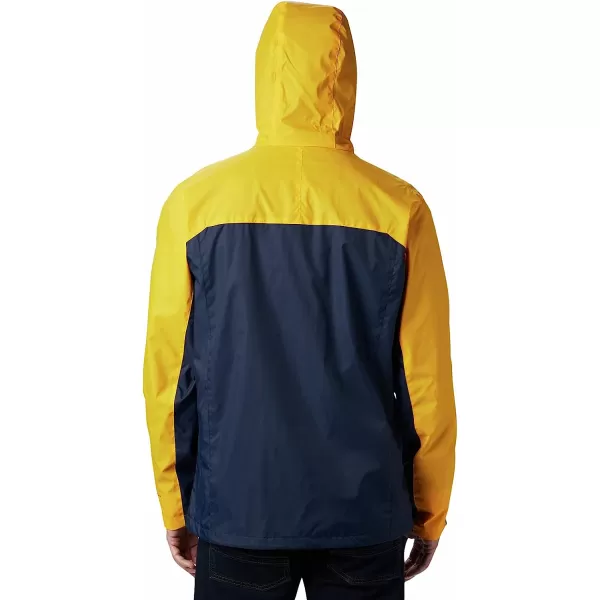 imageColumbia NCAA mens Glennaker Storm JacketWest Virginia Mountaineers Wv  Mlb Gold Collegiate Navy