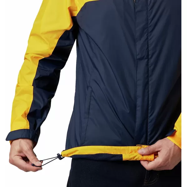 imageColumbia NCAA mens Glennaker Storm JacketWest Virginia Mountaineers Wv  Mlb Gold Collegiate Navy