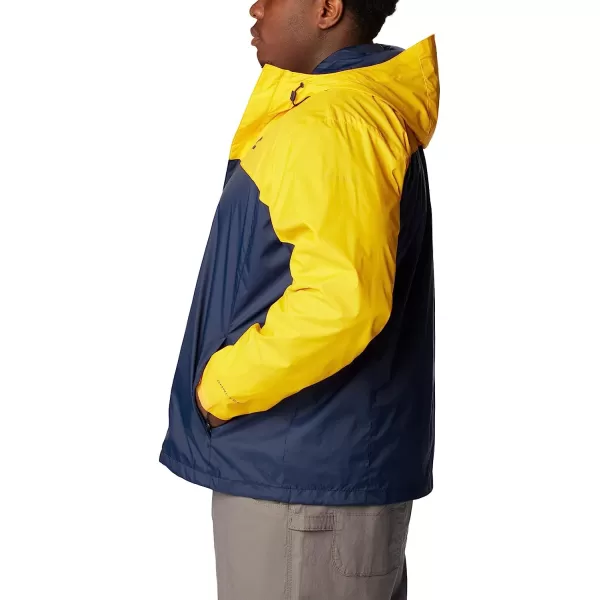 imageColumbia NCAA mens Glennaker Storm JacketWest Virginia Mountaineers Wv  Mlb Gold Collegiate Navy