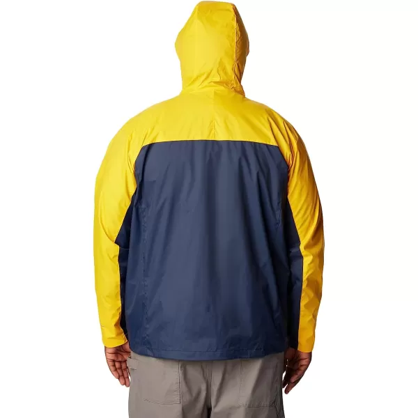 imageColumbia NCAA mens Glennaker Storm JacketWest Virginia Mountaineers Wv  Mlb Gold Collegiate Navy