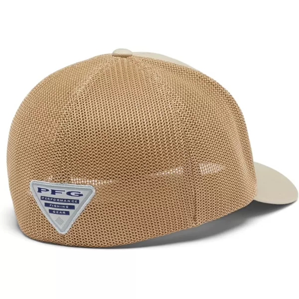 imageColumbia PFG Mesh Canada Fish Flag StretchFit HatAncient FossilTrout Flag