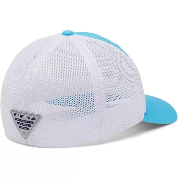 imageColumbia PFG Mesh Canada Fish Flag StretchFit HatAtollWhite