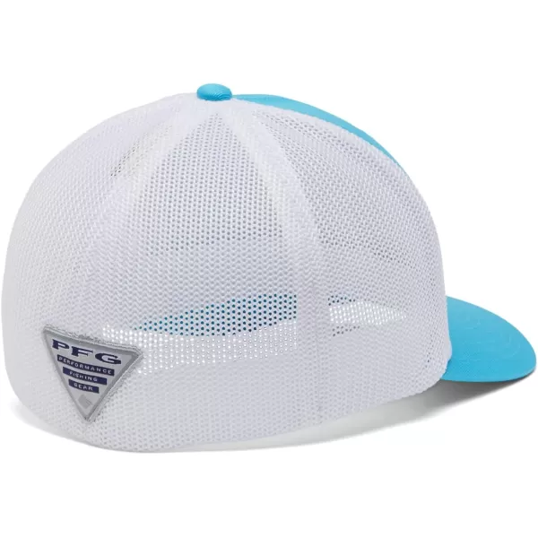 imageColumbia PFG Mesh Canada Fish Flag StretchFit HatAtollWhite
