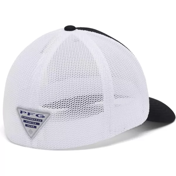 imageColumbia PFG Mesh Canada Fish Flag StretchFit HatBlack  Canada Flag