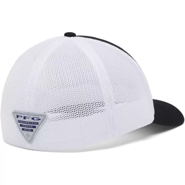 imageColumbia PFG Mesh Canada Fish Flag StretchFit HatBlack  Canada Flag