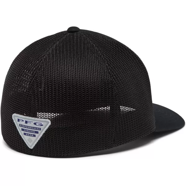 imageColumbia PFG Mesh Canada Fish Flag StretchFit HatBlackBlackTexas Fish