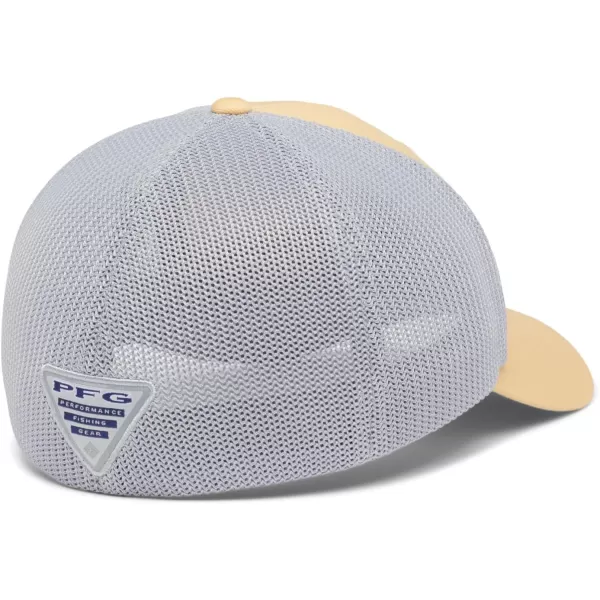 imageColumbia PFG Mesh Canada Fish Flag StretchFit HatCocoa Butter  Cool Grey  Mid Atlantic