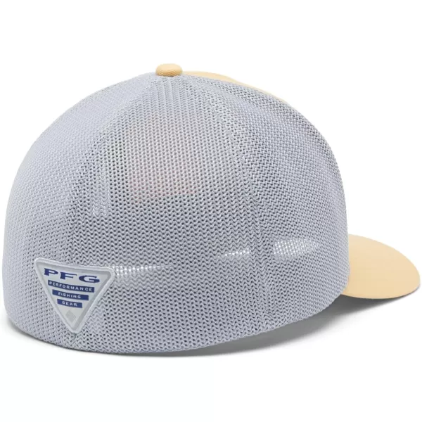imageColumbia PFG Mesh Canada Fish Flag StretchFit HatCocoa Butter  Cool Grey  Mid Atlantic