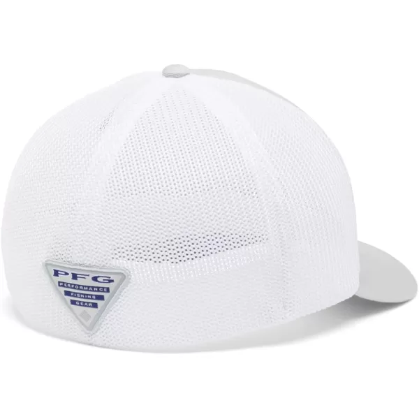 imageColumbia PFG Mesh Canada Fish Flag StretchFit HatCool Grey  White  Mexico Fish Flag