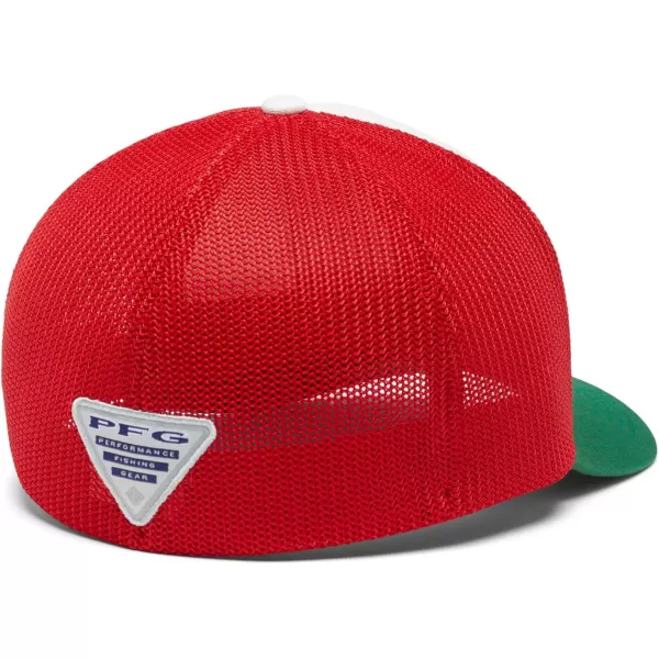 imageColumbia PFG Mesh Canada Fish Flag StretchFit HatCypressBass Flag