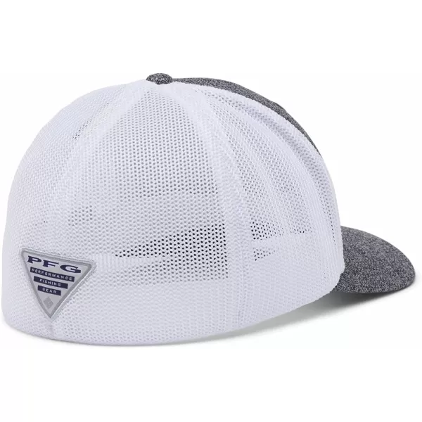 imageColumbia PFG Mesh Canada Fish Flag StretchFit HatGrill HeatherWhiteUS Fish Flag
