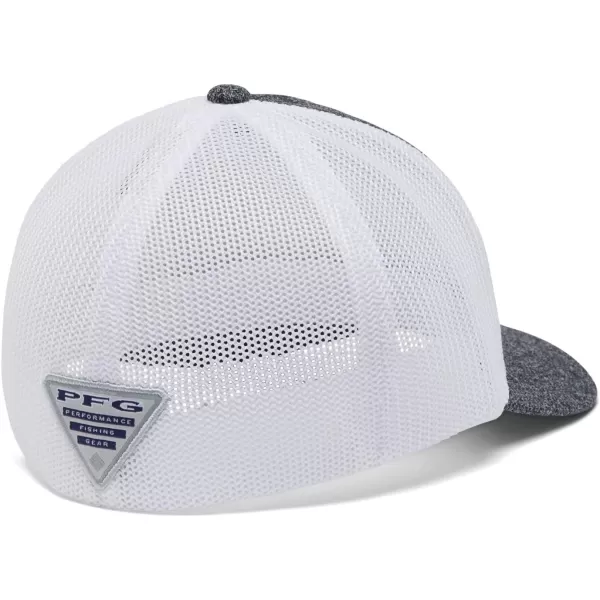 imageColumbia PFG Mesh Canada Fish Flag StretchFit HatGrill HeatherWhiteUS Fish Flag