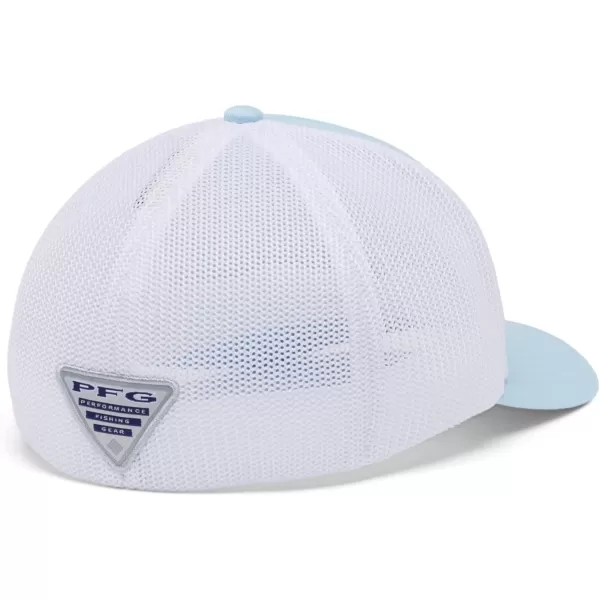 imageColumbia PFG Mesh Canada Fish Flag StretchFit HatSpring BlueWhiteMid Atlantic Flag