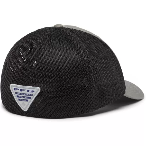 imageColumbia PFG Mesh Canada Fish Flag StretchFit HatTitaniumBlack