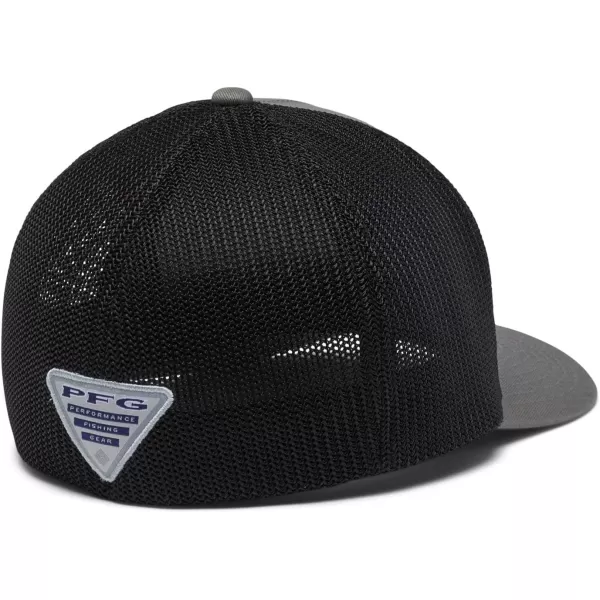 imageColumbia PFG Mesh Canada Fish Flag StretchFit HatTitaniumBlack