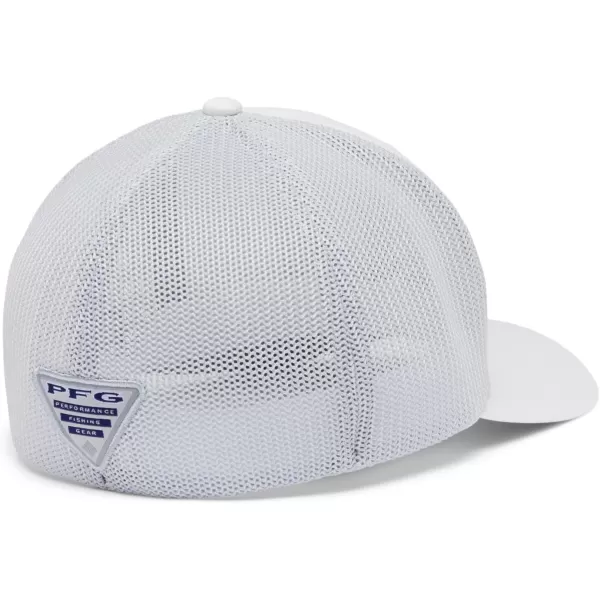 imageColumbia PFG Mesh Canada Fish Flag StretchFit HatWhiteCool GreyBass Flag