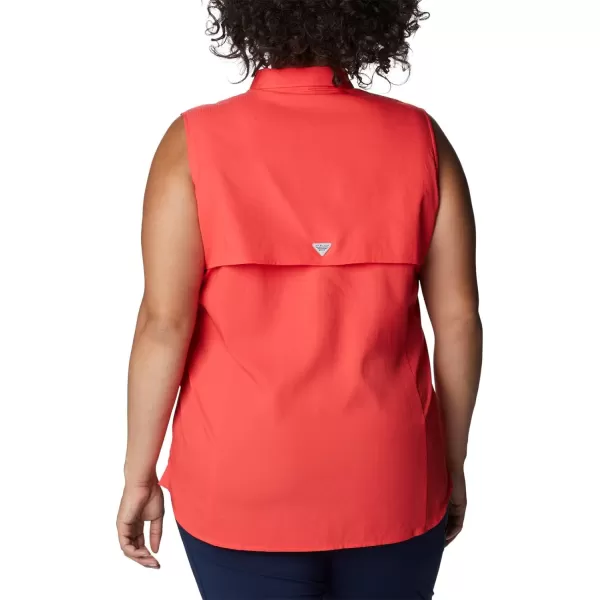 imageColumbia Sportswear Womens Tamiami Sleeveless ShirtRed Hibiscus