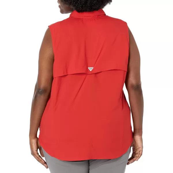 imageColumbia Sportswear Womens Tamiami Sleeveless ShirtRed Hibiscus