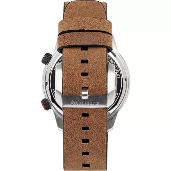 imageColumbia Timing Outbacker Stainless Steel Case with Leather StrapBrown