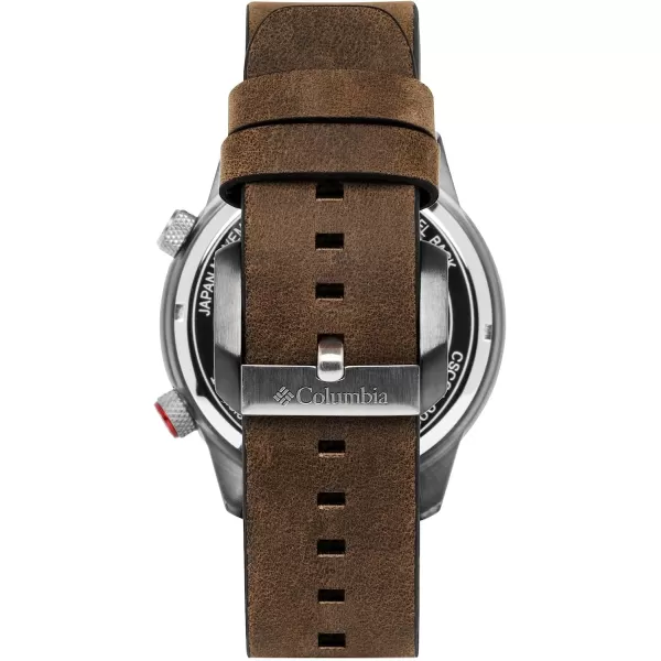 imageColumbia Timing Outbacker Stainless Steel Case with Leather StrapNavy