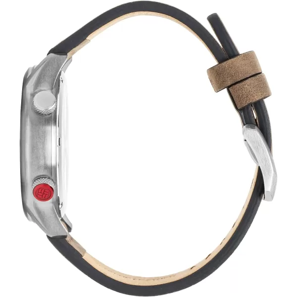 imageColumbia Timing Outbacker Stainless Steel Case with Leather StrapNavy
