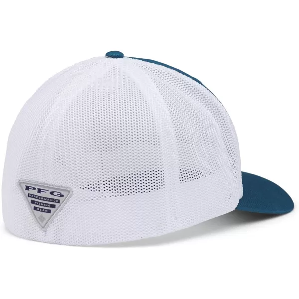 imageColumbia Tree Flag Mesh Ball CapHighAegean BlueWhiteUs Fish Flag