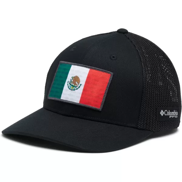 imageColumbia Tree Flag Mesh Ball CapHighBlackBlackMexico Fish Flag