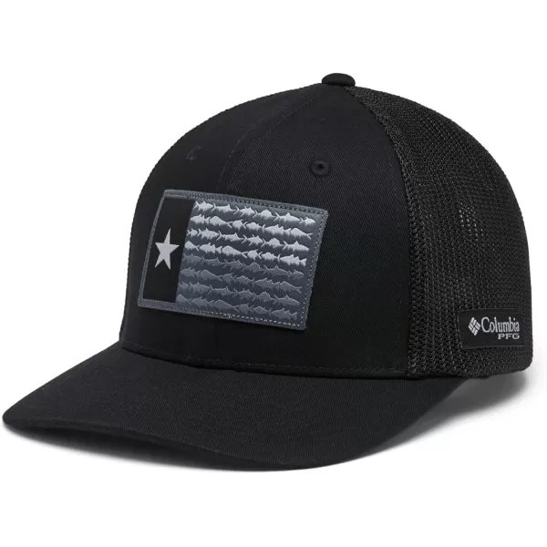 imageColumbia Tree Flag Mesh Ball CapHighBlackBlackTexas Fish