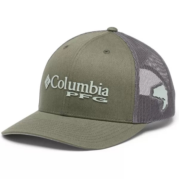 imageColumbia Tree Flag Mesh Ball CapHighCypressCool GreenBass