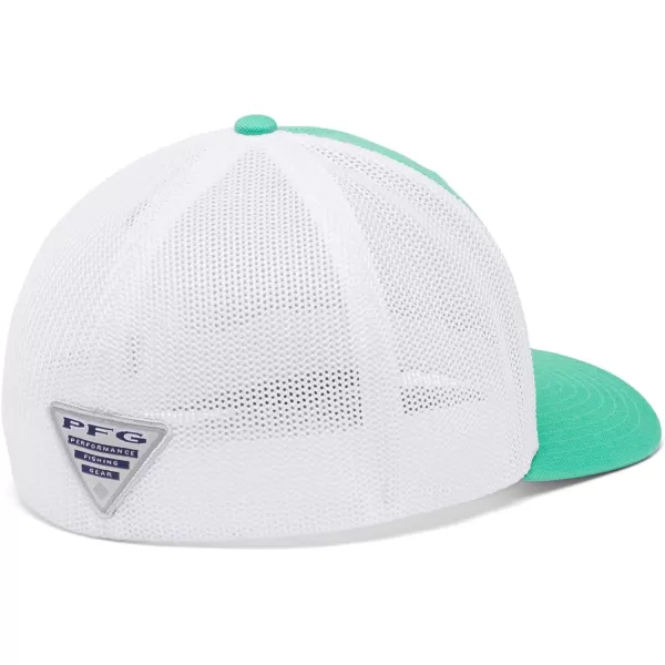 imageColumbia Tree Flag Mesh Ball CapHighElectric TurquoiseWhiteCool Grey