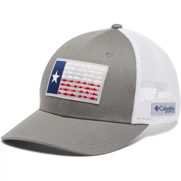imageColumbia Tree Flag Mesh Ball CapHighTitaniumWhiteTexas Fish