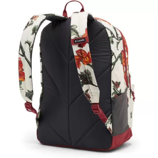 imageColumbia Unisex Zigzag 30L Backpack Black One SizeChalk BotanicaMarsala Red One Size