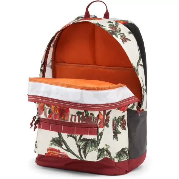 imageColumbia Unisex Zigzag 30L Backpack Black One SizeChalk BotanicaMarsala Red One Size