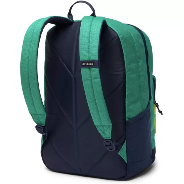 imageColumbia Unisex Zigzag 30L Backpack Black One SizeEmerald GreenBright Chartreuse One Size