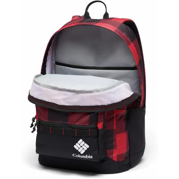 imageColumbia Unisex Zigzag 30L Backpack Black One SizeMountain Red Check PrintBlack One Size