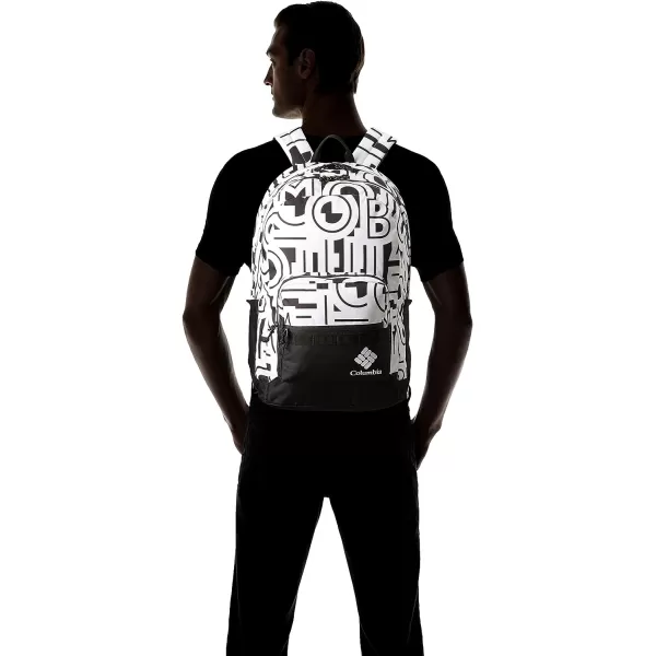 imageColumbia Unisex Zigzag 30L Backpack Black One SizeWhite TypoBlack One Size